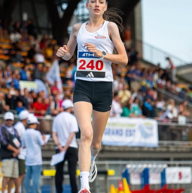 Clara DRAPEAU, record d’Occitanie sur 2000m